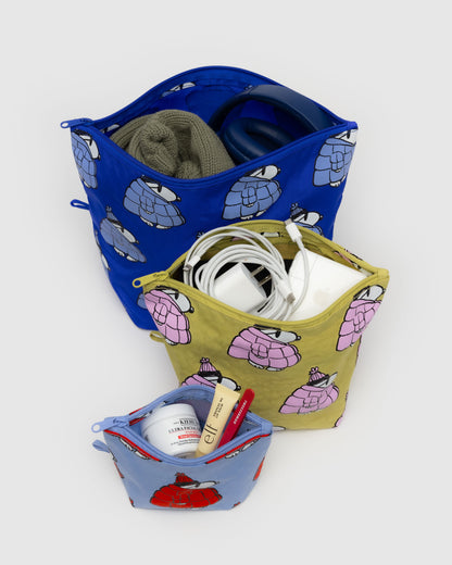 BAGGU Go Pouch Set - Puffer Snoopy