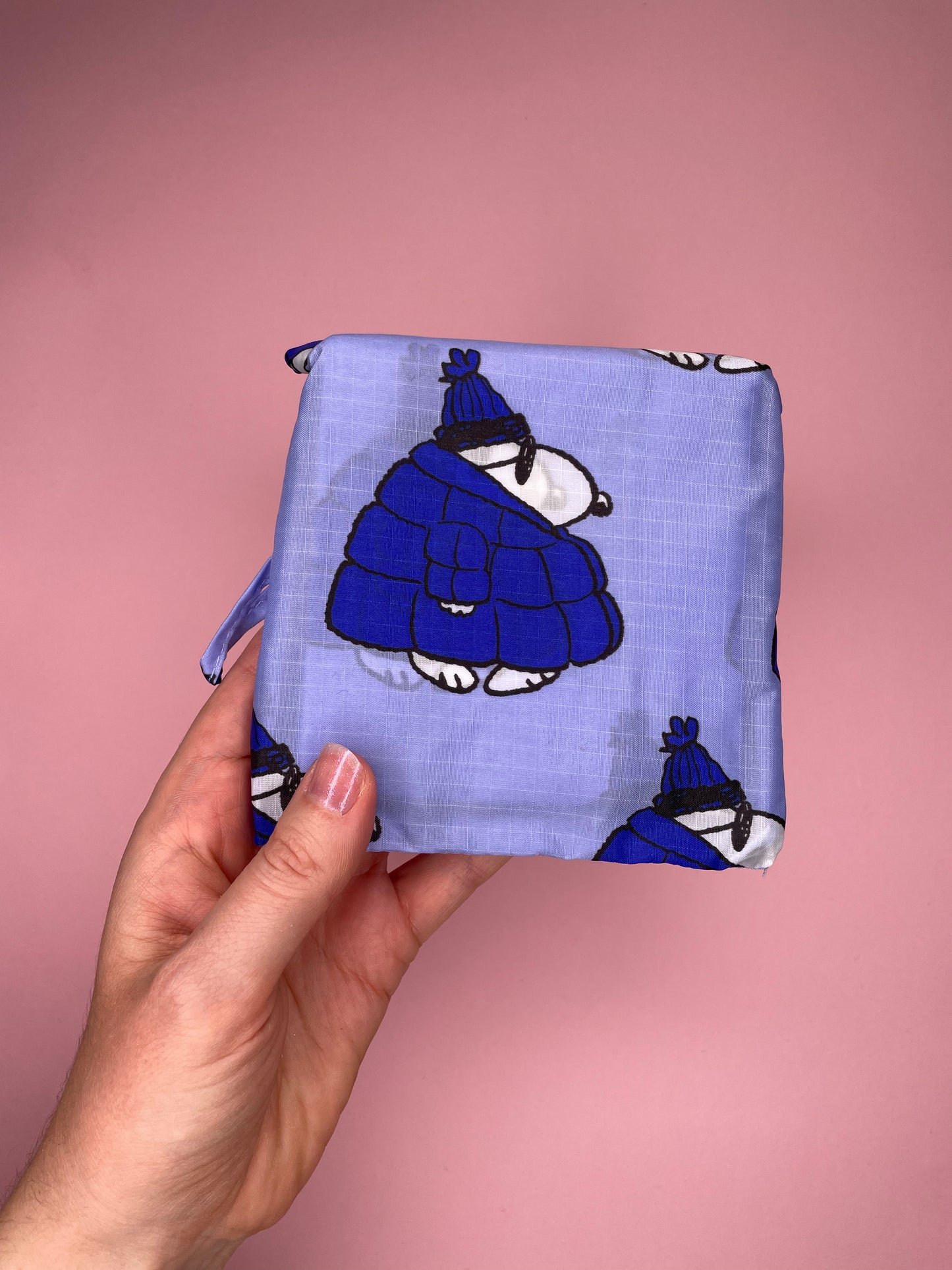 Standard BAGGU - Puffer Snoopy Blue