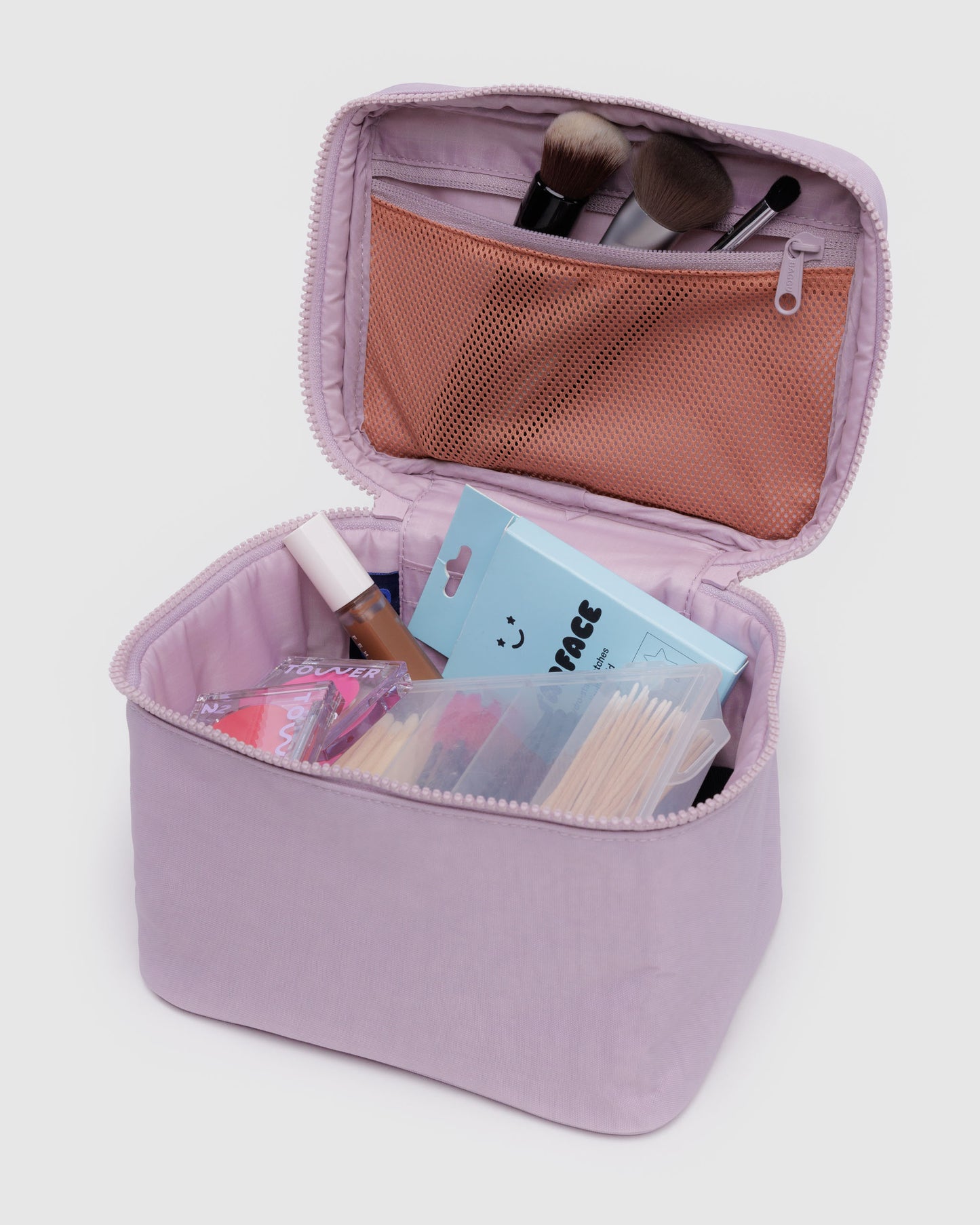 BAGGU Large Cosmetic Case - Dusty Pink