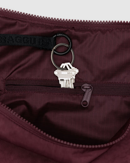 BAGGU Large Crescent Bag - Mahogany
