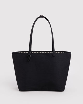 BAGGU Large Nylon Reversible Tote - Black Mix