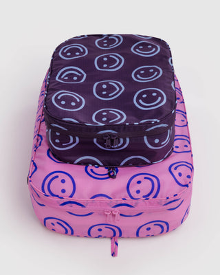 BAGGU Large Packing Cube Set -  Bright Happy Mix
