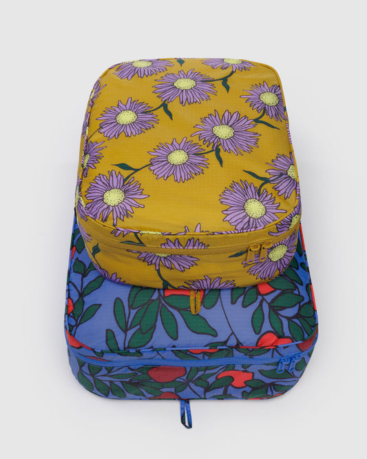 BAGGU Large Packing Cube Set - Night Orchard