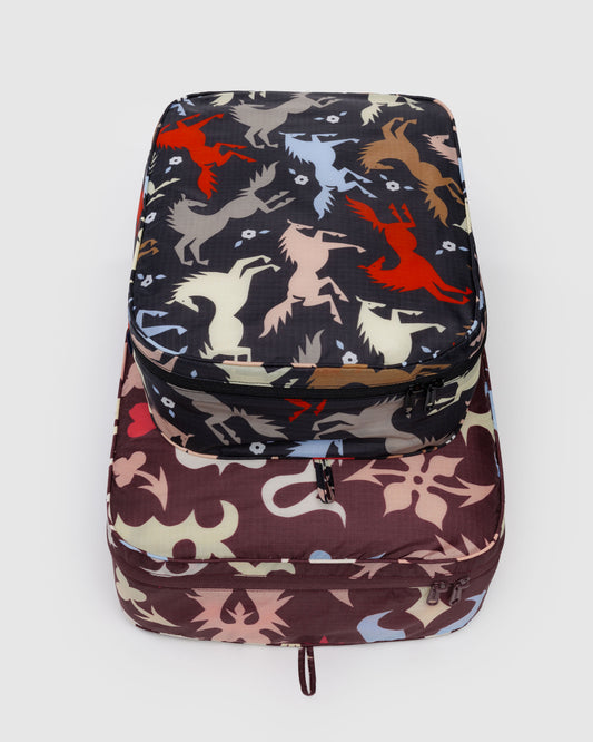BAGGU Large Packing Cube Set - Western Cut Outs