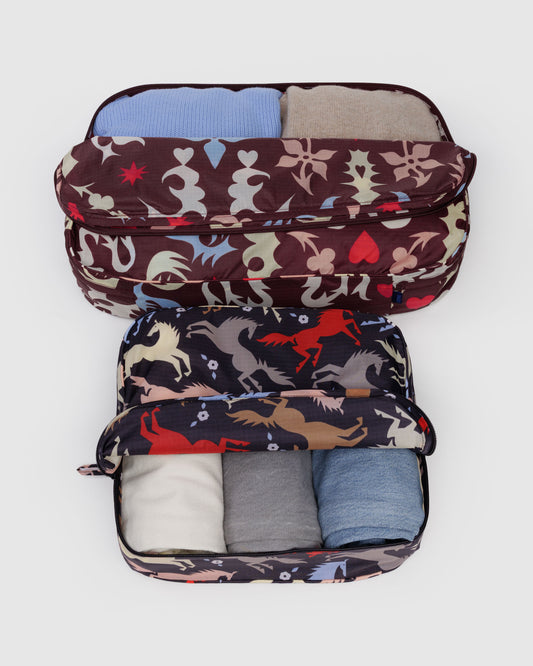 BAGGU Large Packing Cube Set - Western Cut Outs