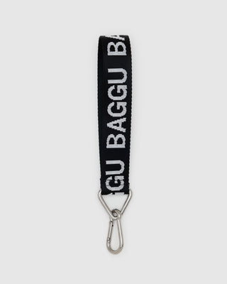 BAGGU Logo Keychain - Black & White