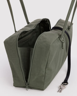 BAGGU Medium Nylon Bowler Bag - Caper