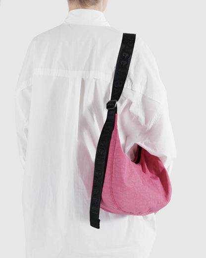 BAGGU Medium Crescent Bag - Azalea Pink