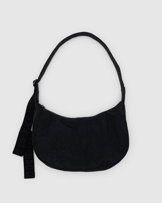 BAGGU Medium Crescent Bag - Black (ny lengde på stropp)