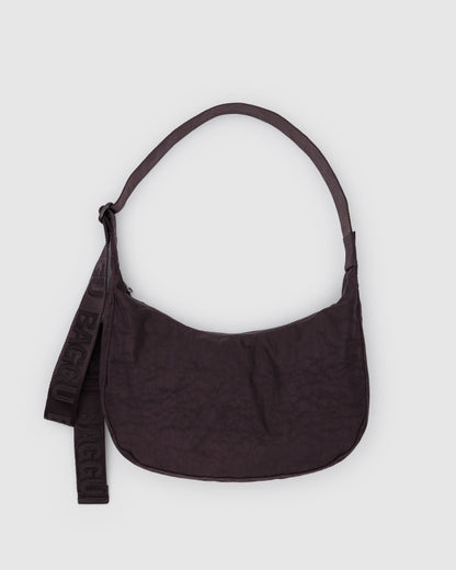 BAGGU Medium Crescent Bag - Chocolate Plum