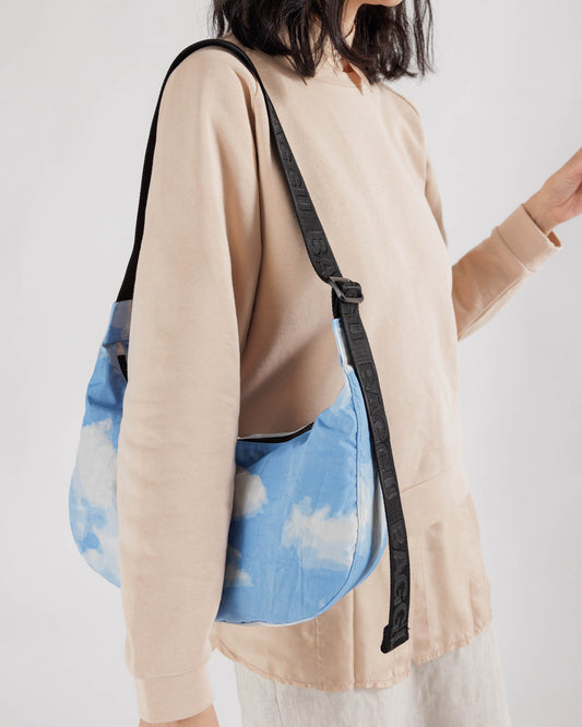 BAGGU Medium Crescent Bag - Clouds