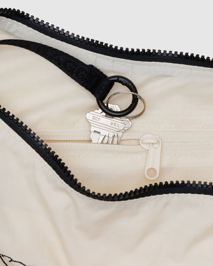 BAGGU Medium Crescent Bag - Embroidered Shells