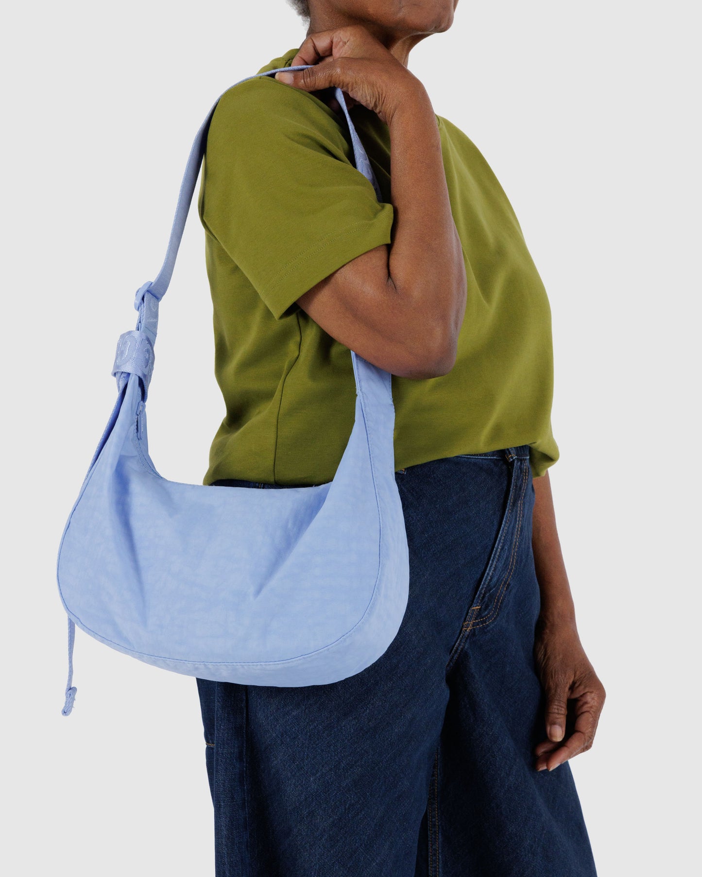 BAGGU Medium Crescent Bag - French Blue