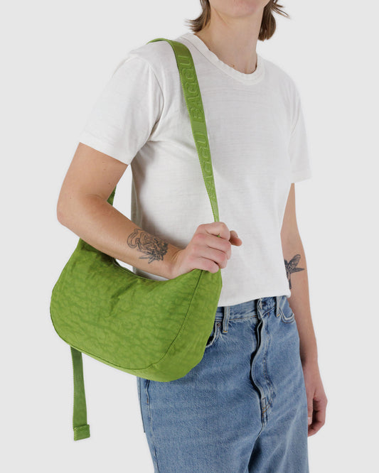BAGGU Medium Crescent Bag - Green Juice