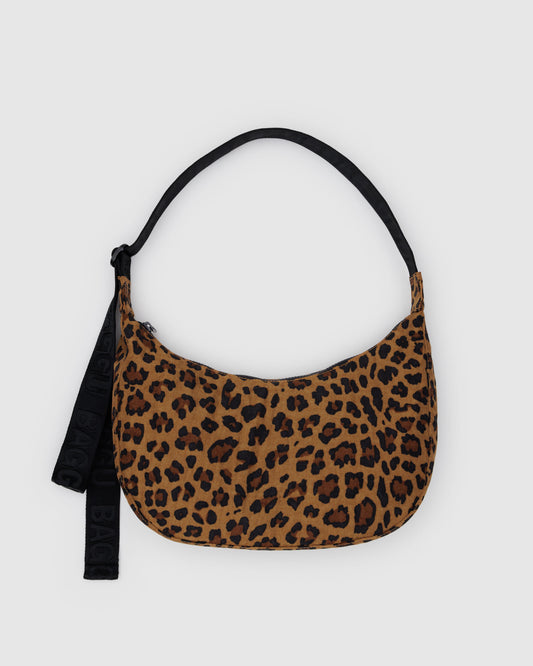 BAGGU Medium Crescent Bag - Leopard