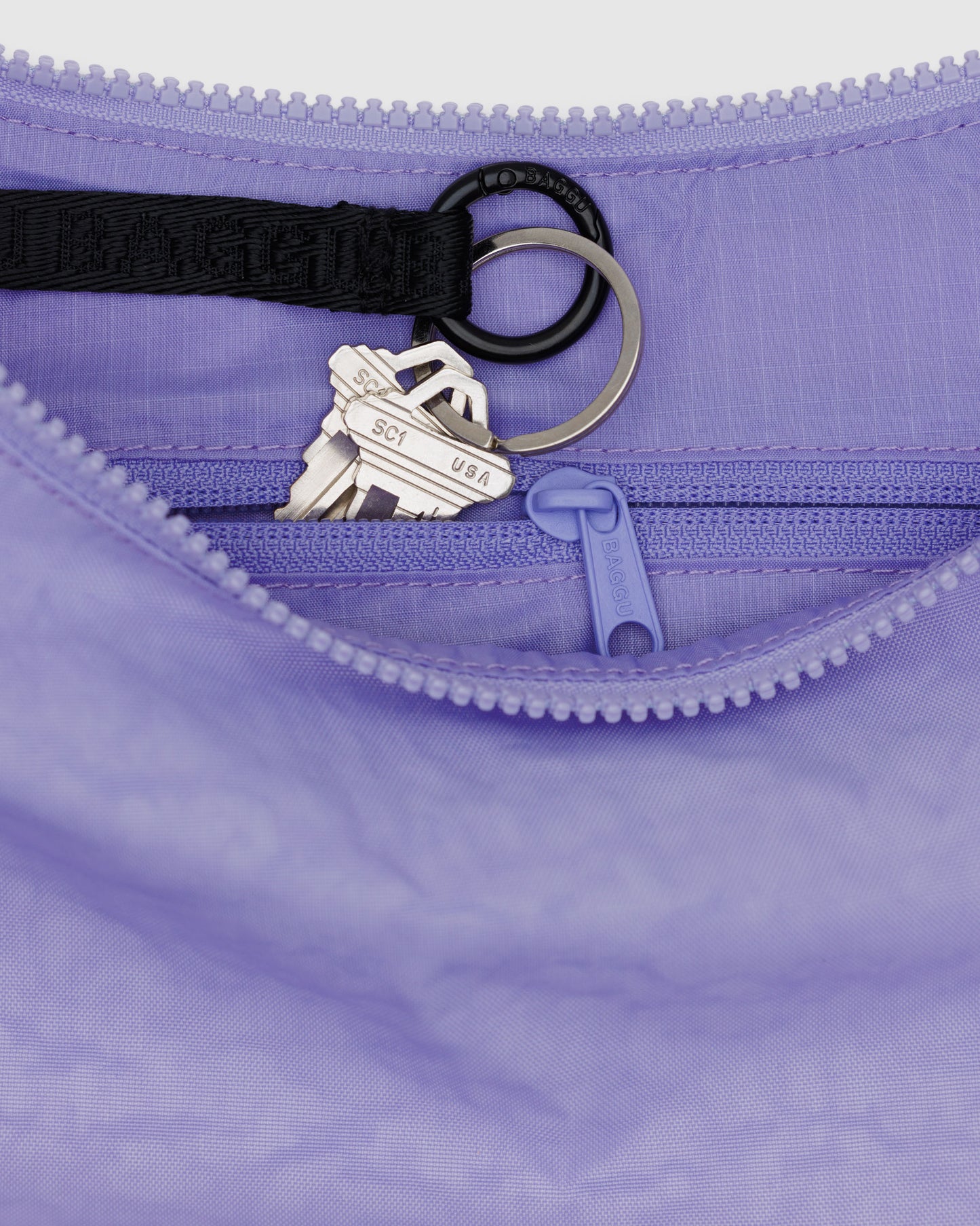 BAGGU Medium Crescent Bag - Wisteria