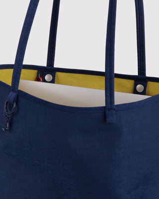 BAGGU Medium Nylon Reversible Tote - Navy Mix