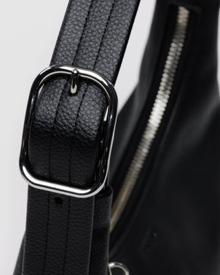 BAGGU Recycled Leather Shoulder Bag Mini - Black