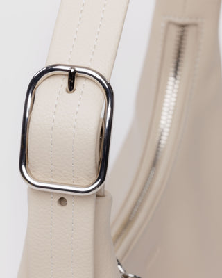 BAGGU Recycled Leather Shoulder Bag Mini - Stone