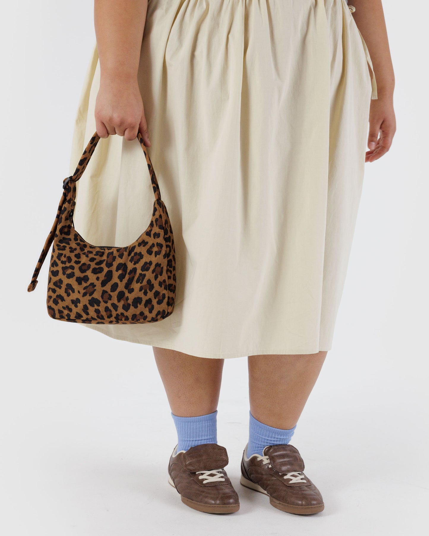 BAGGU Mini Nylon Shoulder Bag - Leopard