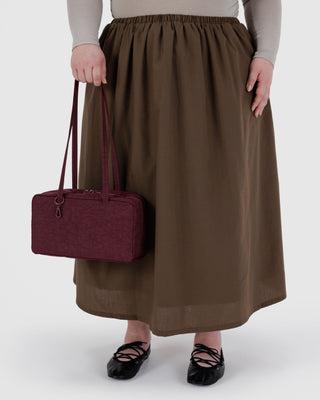 BAGGU Nylon Bowler Bag - Mahogany