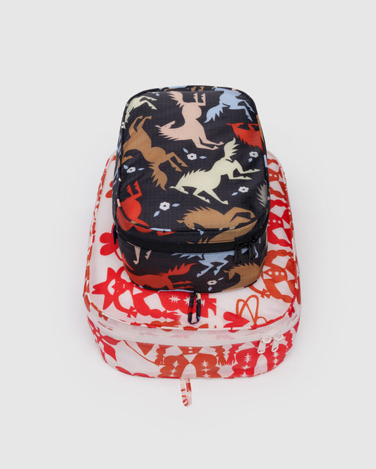BAGGU Packing Cube Set - Western Cut-outs