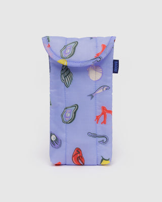 BAGGU Puffy Glasses Sleeve - Sea Charms