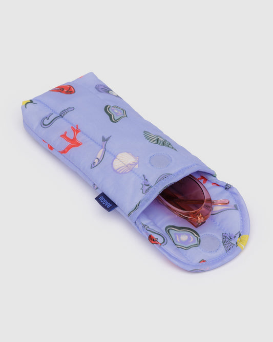 BAGGU Puffy Glasses Sleeve - Sea Charms