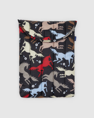 BAGGU Puffy Laptop Sleeve 13"/14" - Horse Cut Outs
