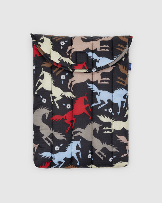 BAGGU Puffy Laptop Sleeve 13"/14" - Horse Cut Outs