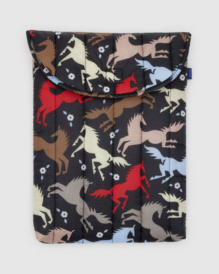 BAGGU Puffy Laptop Sleeve 16" - Horse Cut Outs