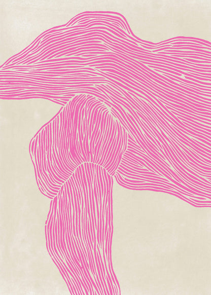 Rebecca Hein - The Line - Pink 30 x 40 cm