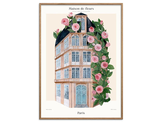 Maison de fleurs - Paris 50 x 70 cm