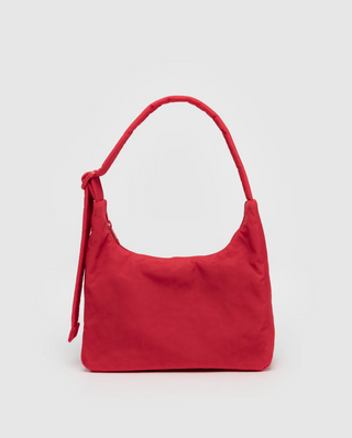 BAGGU Mini Nylon Shoulder Bag - Candy Apple Red