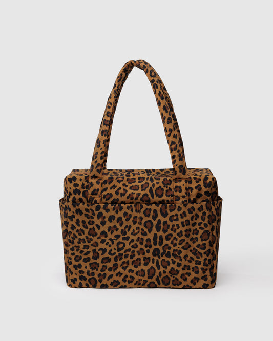 BAGGU Small Cloud Carry-On Bag - Leopard
