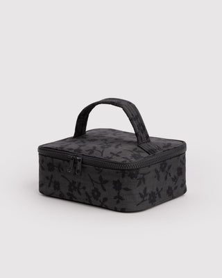 BAGGU Small Cosmetic Case - Charcoal Ditsy Floral