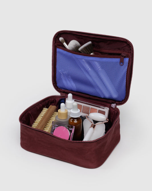 BAGGU Small Cosmetic Case - Mahogany
