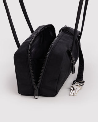 BAGGU Small Nylon Bowler Bag - Black
