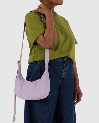 BAGGU Small Crescent Bag - Dusty Pink