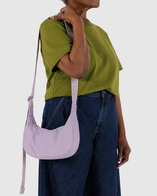 BAGGU Small Crescent Bag - Dusty Pink