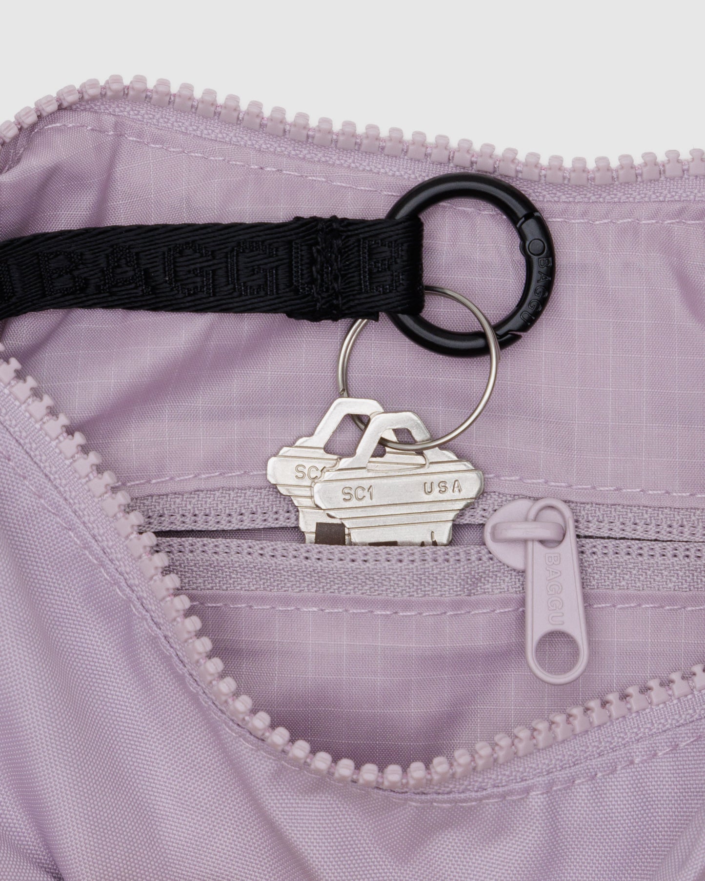 BAGGU Small Crescent Bag - Dusty Pink