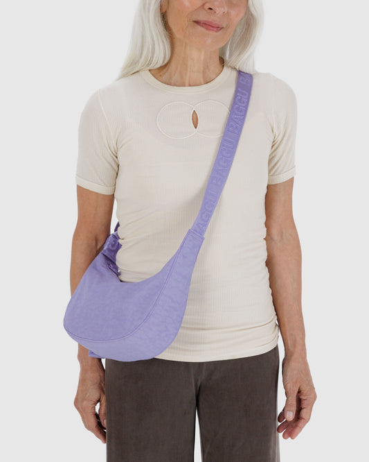 BAGGU Small Crescent Bag - Wisteria