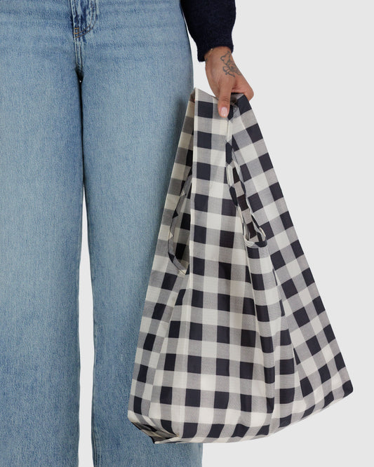 Standard Baggu - Black & White Big Check