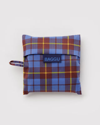 Standard BAGGU Handlenett - Blue Tartan