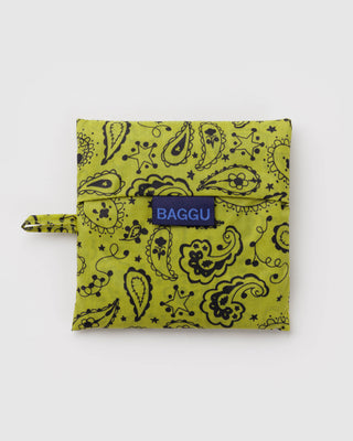 Standard BAGGU Handlenett - Chartreuse Paisley