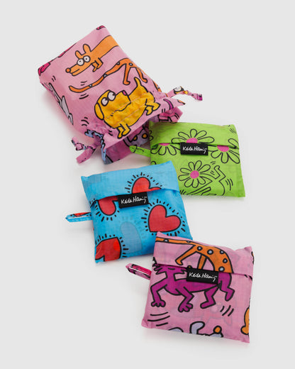 Standard BAGGU - Keith Haring Pets - Sett med 3 stk