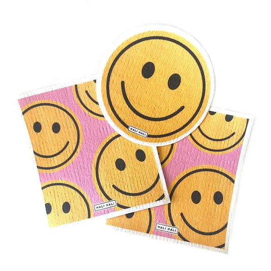 Svampeklut - Pakke med 3 - Combo Set Smiley