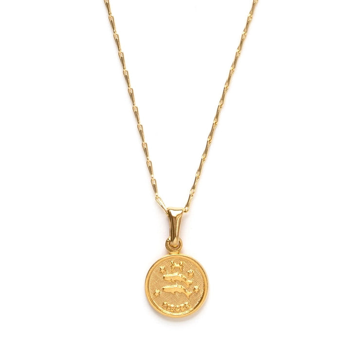 Tiny Zodiac Medallion - Pisces