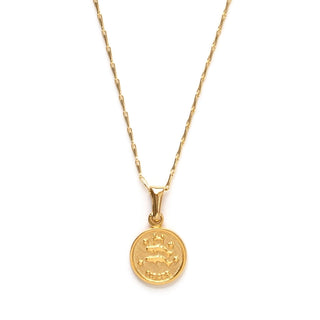 Tiny Zodiac Medallion - Pisces