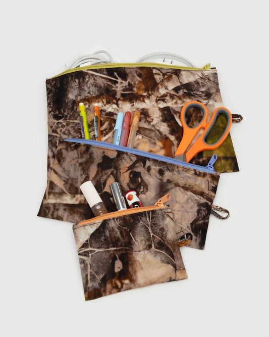 BAGGU Flat Pouch Set - Photo Forest (Pre-order)